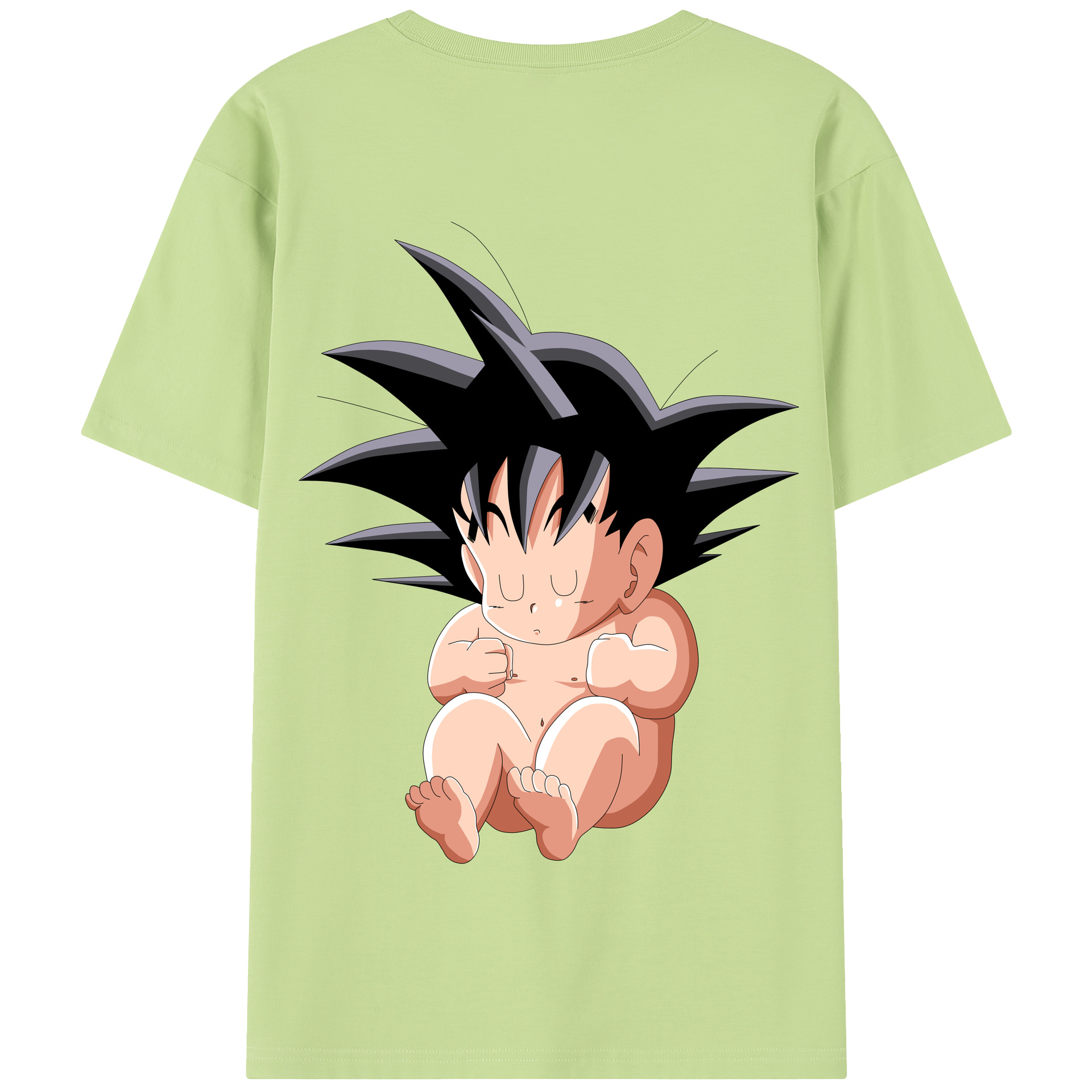 （画像用） ドラゴンボール 孫悟空（そん ごくう）Son Goku カカロット DRAGON BALL Kakarotto 綿100％半袖Tシャツ（背面プリント）